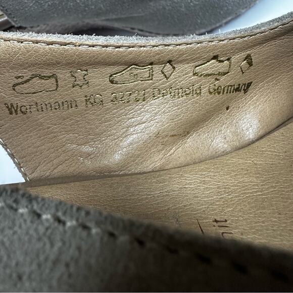 Tamaris Sandals Womens 41- US 9.5 Peep Toe Slingback Wedges - Picture 9 of 10